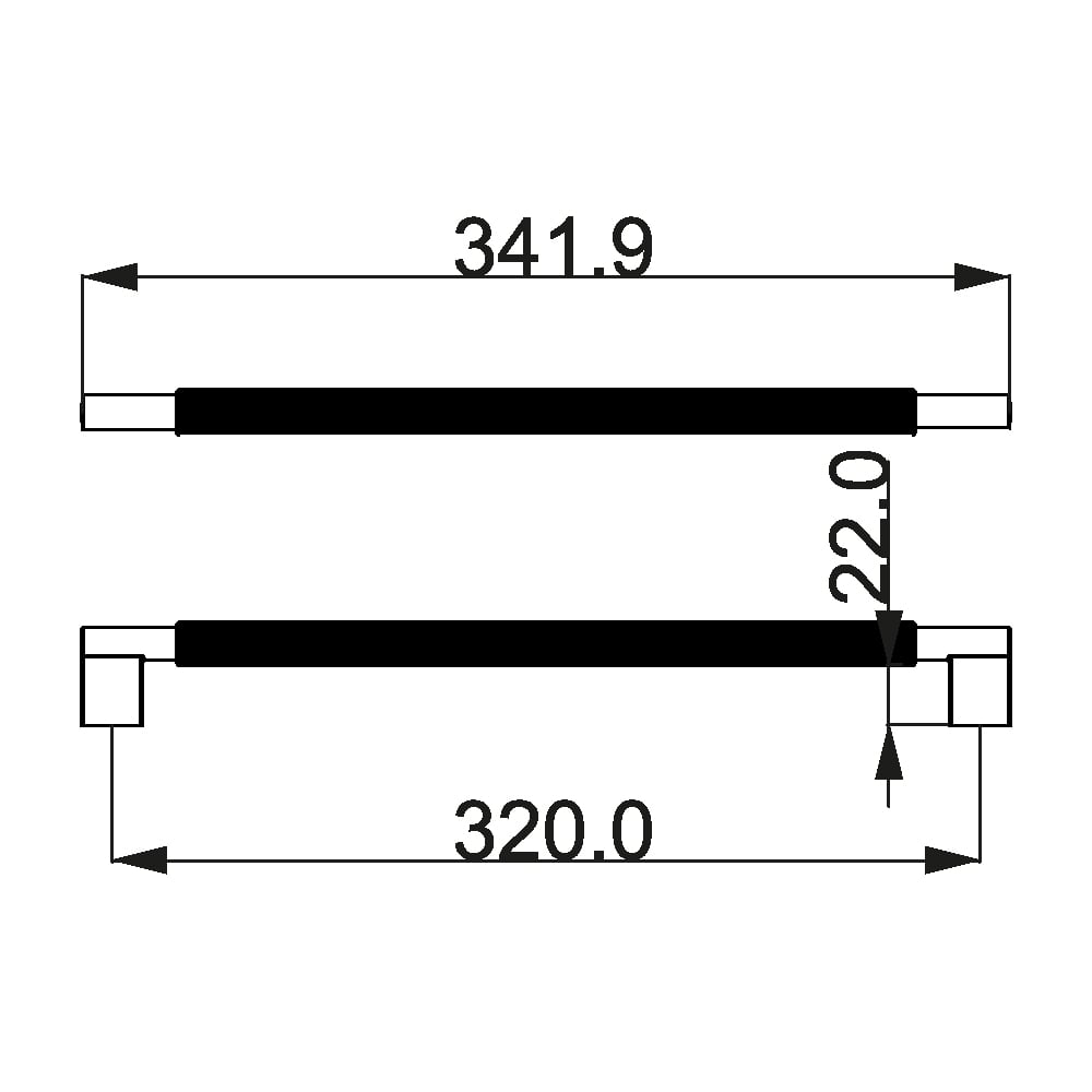 ÇEBİ A1243 30 320 PC27 ÇİZGİLİ MODERN KULP101.02.0114607Mobilya KulplarıÇEBİ