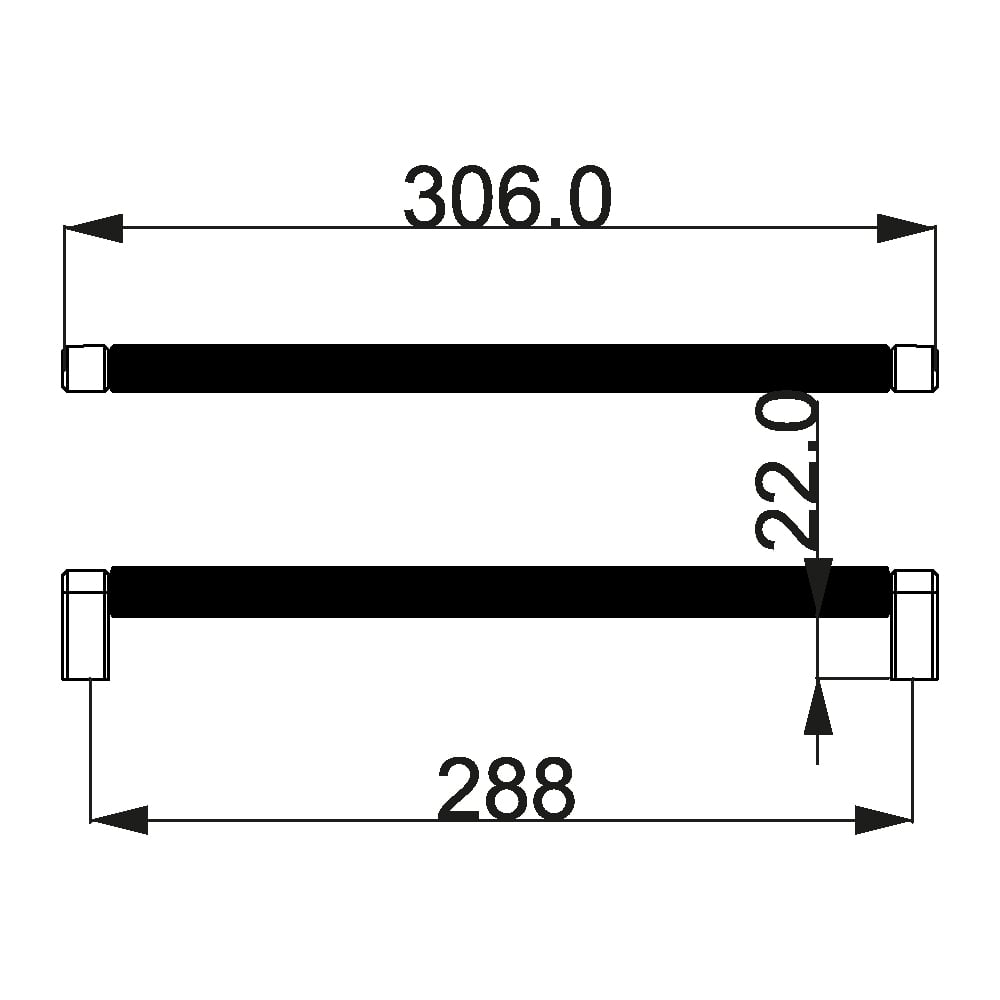 ÇEBİ A1244 10 288 MP02 DÜZ MODERN KULP101.02.0114628Mobilya KulplarıÇEBİ