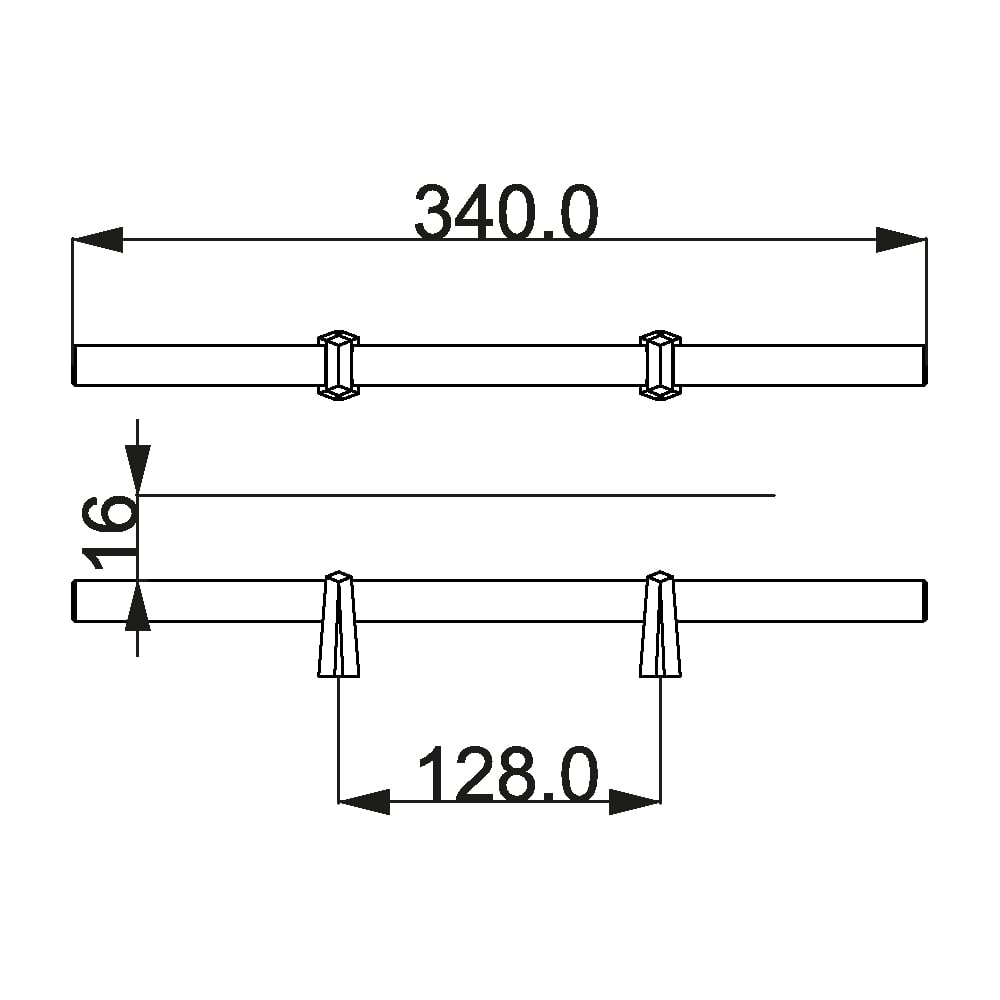 ÇEBİ A1265 10 128 MP30 DÜZ MODERN KULP101.02.0115450Mobilya KulplarıÇEBİ
