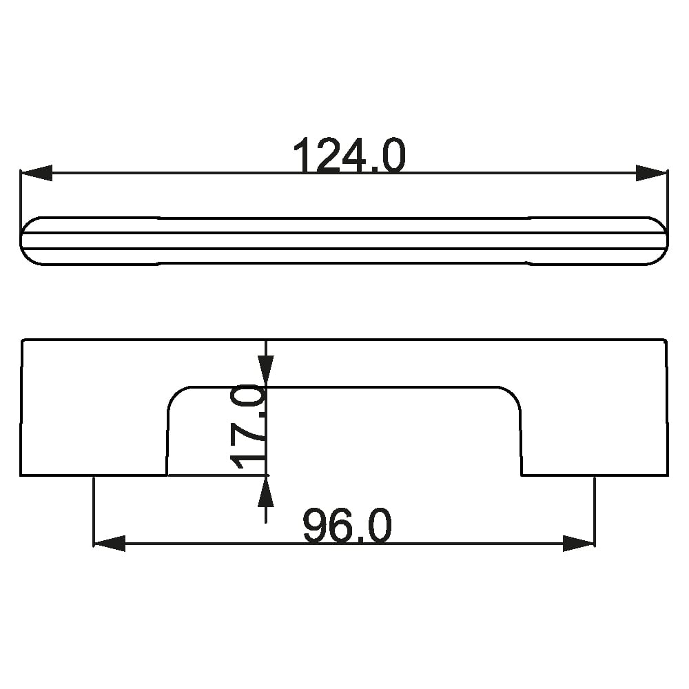 ÇEBİ A182096 MP02 PL21 MODERN KULP ZMK.101.02.0113500Mobilya KulplarıÇEBİ