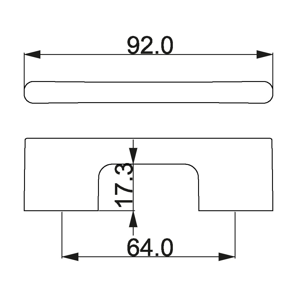 ÇEBİ A186064 MP66 MODERN KULP ZMK.101.02.0100425Mobilya KulplarıÇEBİ