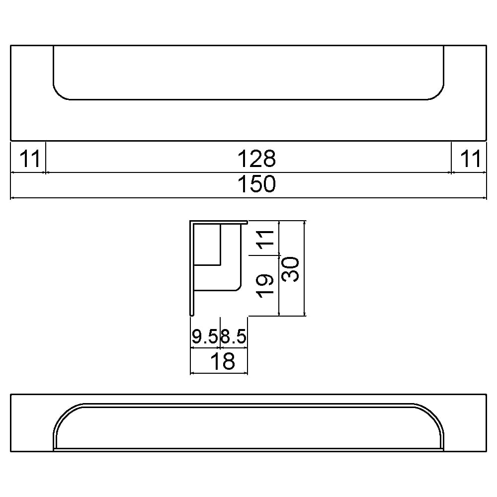 ÇEBİ A193128 PC05 Y.GÖMME KULP ZMK.101.09.0102339Mobilya KulplarıÇEBİ