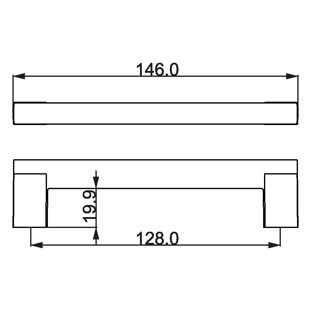 ÇEBİ A204128 PC35 MODERN KULP ZMK.101.02.0117638Mobilya KulplarıÇEBİ