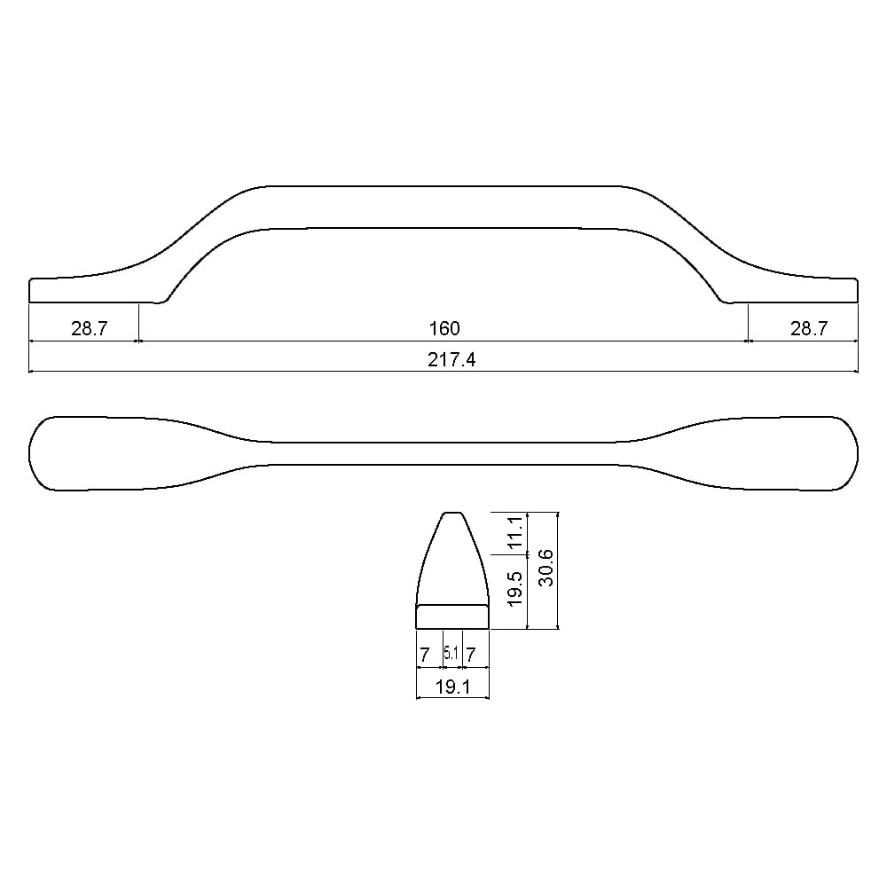 ÇEBİ A256160 MP02 MODERN KULP ZMK.101.02.0102482Mobilya KulplarıÇEBİ