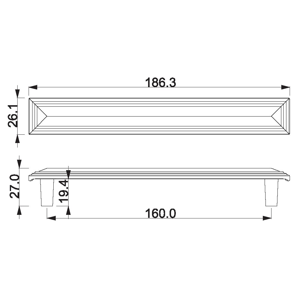 ÇEBİ A354160 MP11 KLASİK KULP ZMK.101.03.0103692Mobilya KulplarıÇEBİ