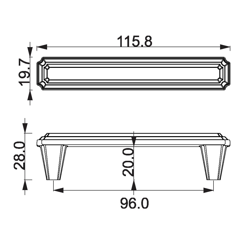 ÇEBİ A365096 PC24 PL16 KLASİK KULP ZMK.101.03.0110921Mobilya KulplarıÇEBİ