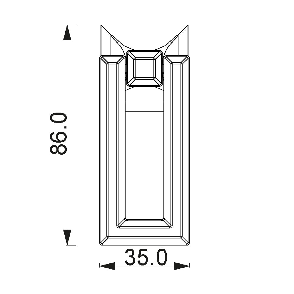 ÇEBİ A4929154 PC24 MODERN SARKAÇ KULP ZMK.101.04.0111484Mobilya KulplarıÇEBİ