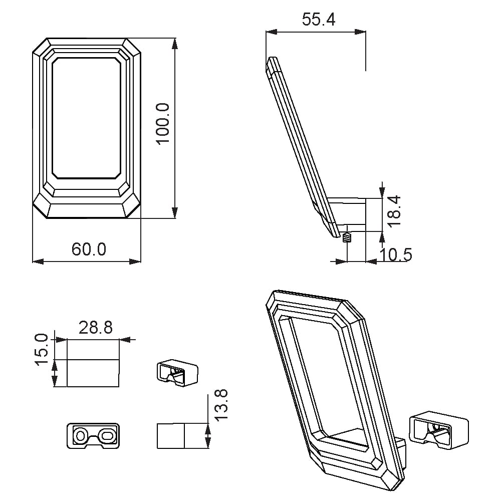 ÇEBİ A7101020 MP02 ASKI MODERN ZMK.102.01.0109409Mobilya AskılarıÇEBİ