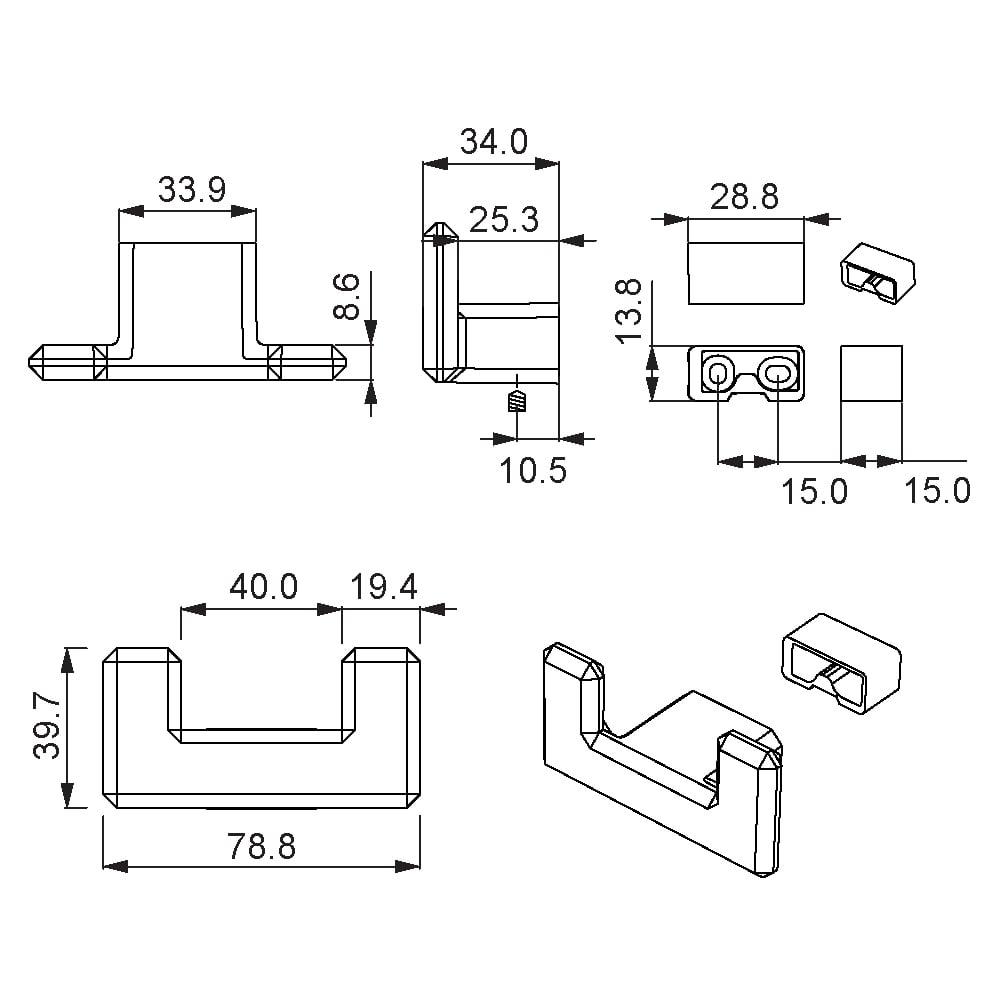 ÇEBİ A7106020 PC24 ASKI MODERN ZMK.102.01.0109283Mobilya AskılarıÇEBİ