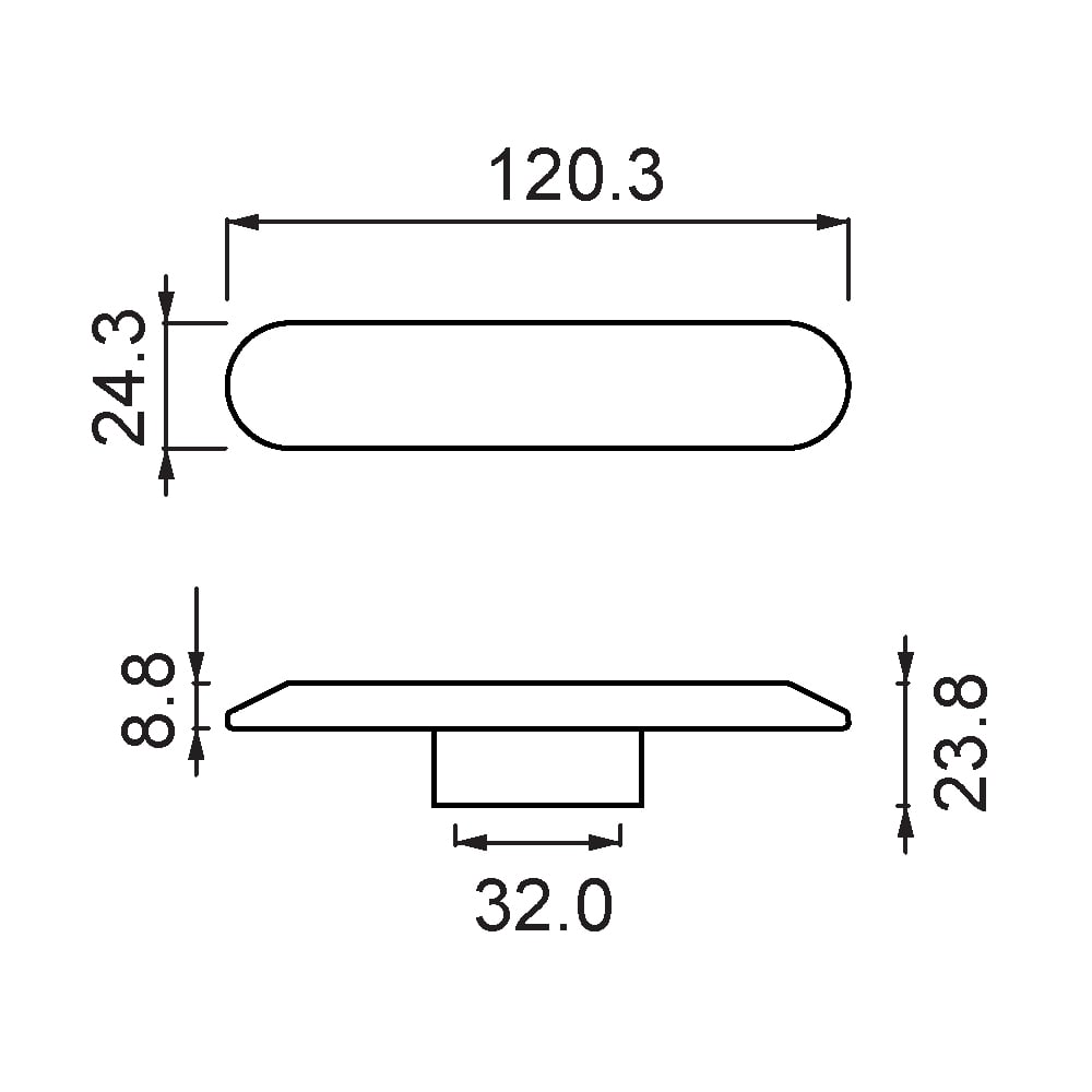 ÇEBİ A934032 PC27 MODERN KULP ZMK.101.02.0117675Mobilya KulplarıÇEBİ