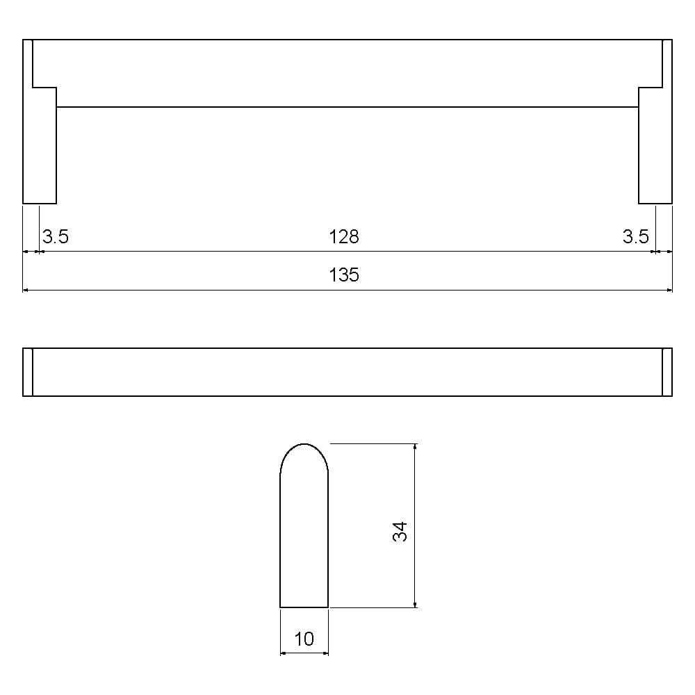ÇEBİ B232128 PC24 MODERN KULP ALM.101.01.0104012Mobilya KulplarıÇEBİ