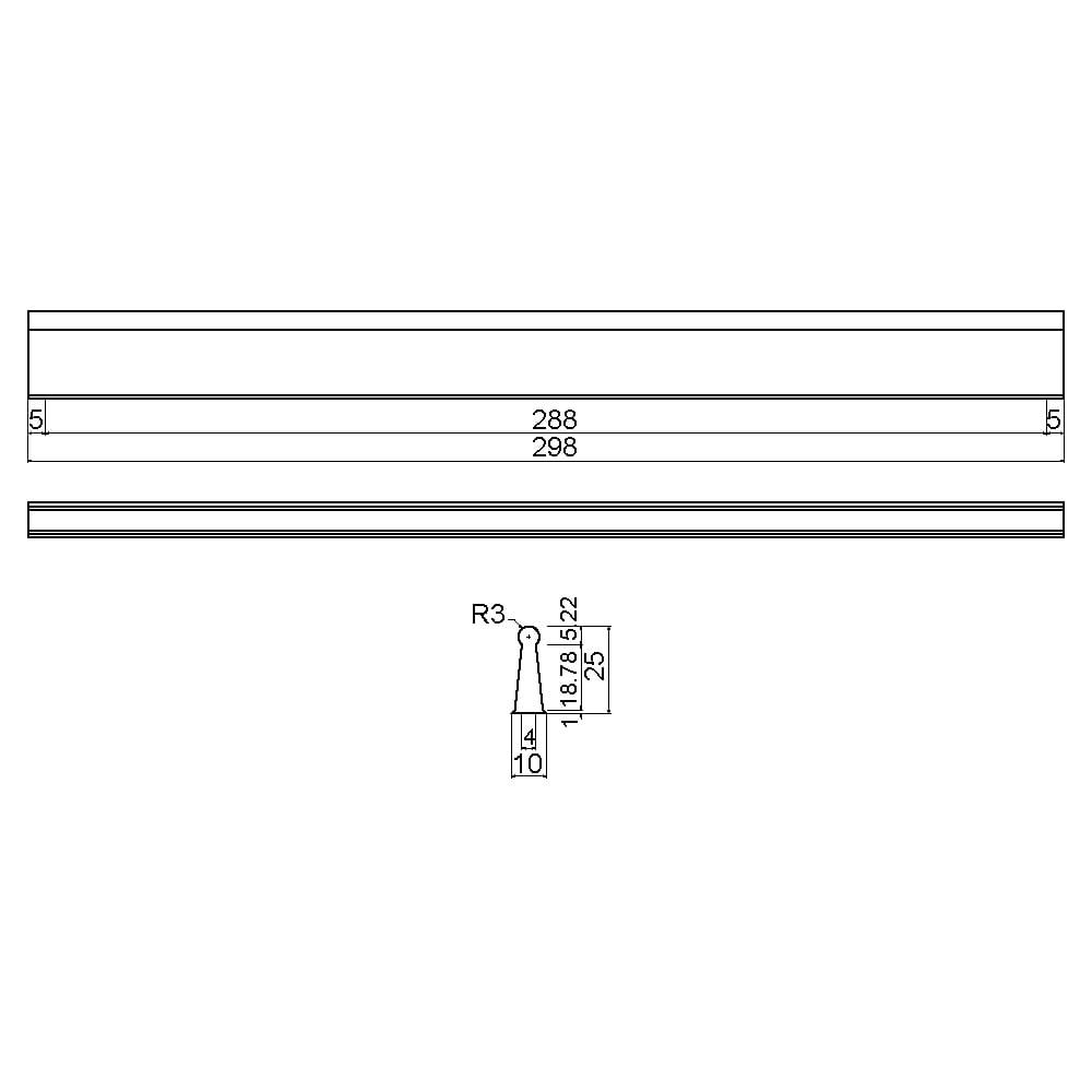 ÇEBİ B816288 MP08 MODERN KULP ALM.101.01.0100628Mobilya KulplarıÇEBİ