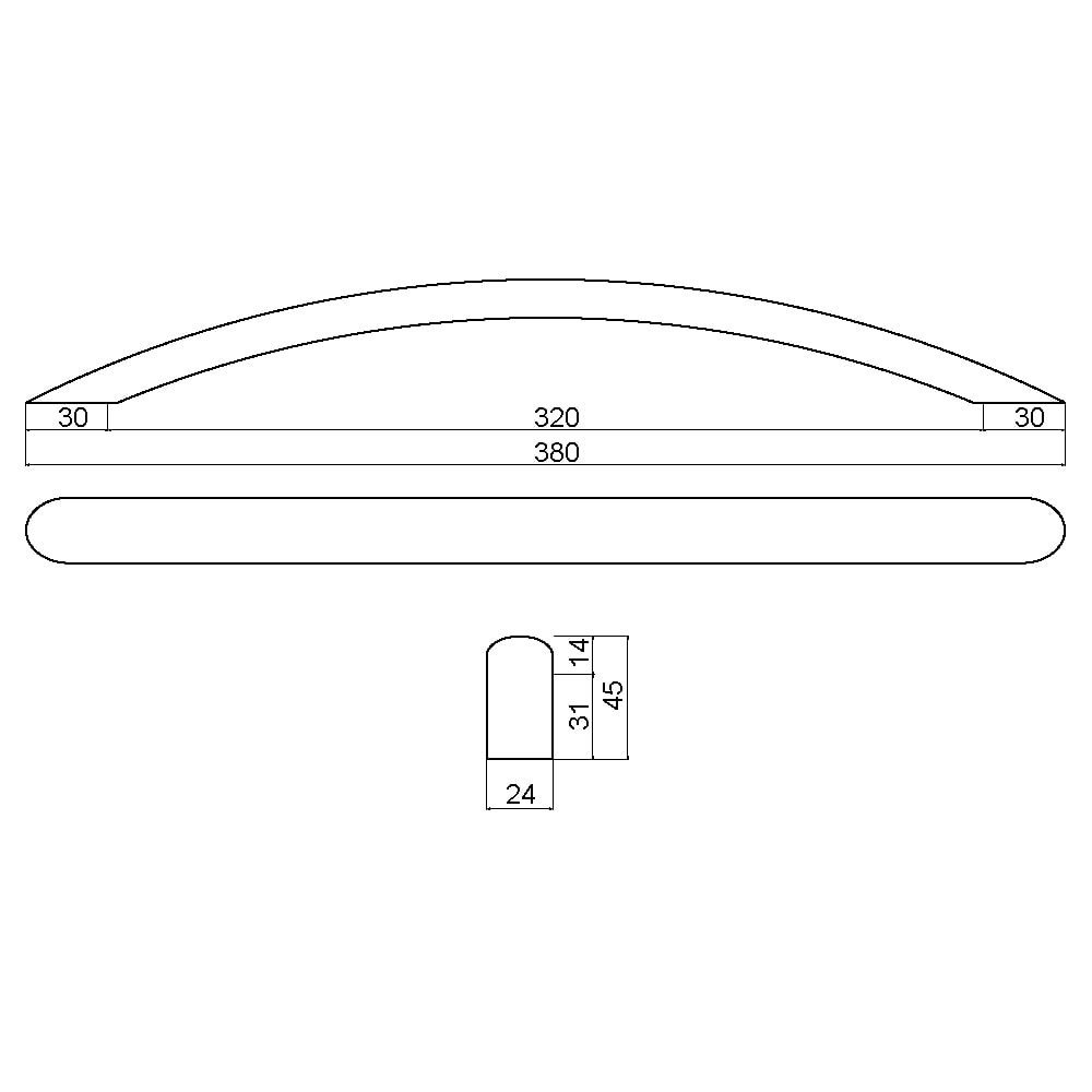 ÇEBİ B820192 MP08 MODERN KULP ALM.101.01.0104141Mobilya KulplarıÇEBİ