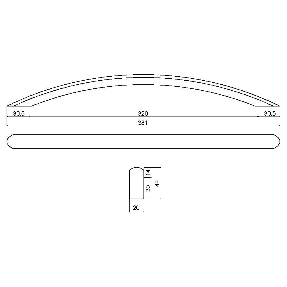 ÇEBİ B822192 PC05 MODERN KULP ALM.101.01.0104980Mobilya KulplarıÇEBİ