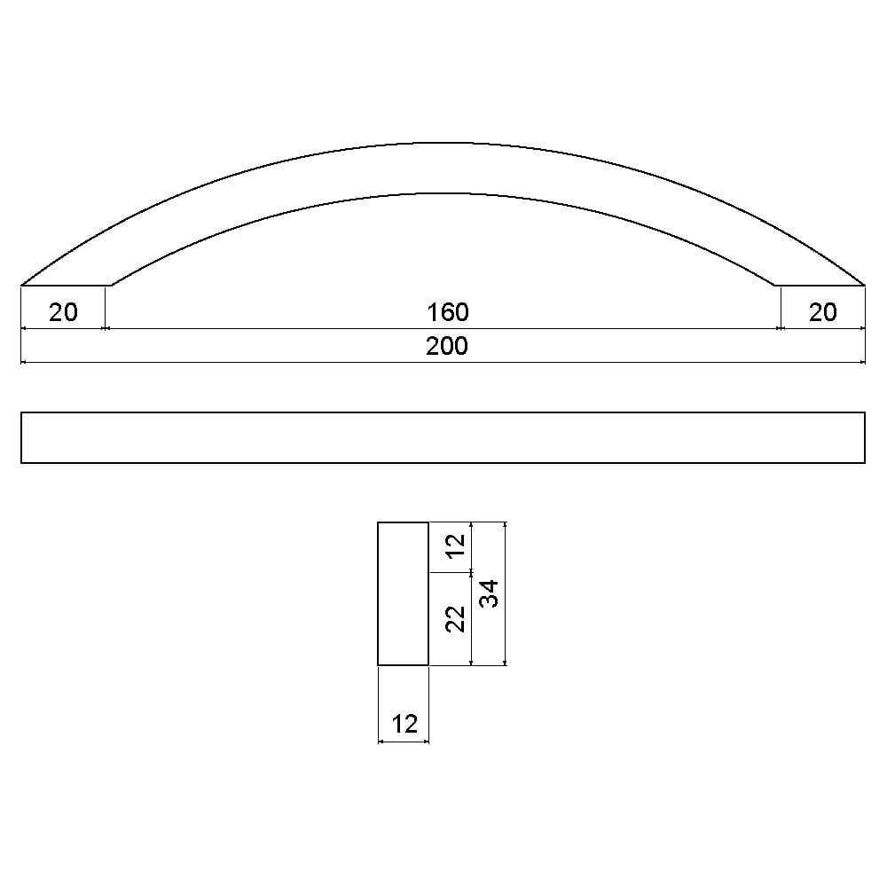 ÇEBİ B824160 PC05 MODERN KULP ALM.101.01.0103863Mobilya KulplarıÇEBİ
