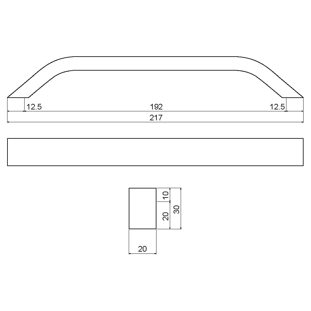 ÇEBİ B827160 MP19 MODERN KULP ALM.101.01.0104197Mobilya KulplarıÇEBİ