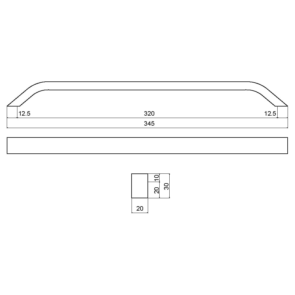 ÇEBİ B827160 PC24 MODERN KULP ALM.101.01.0104198Mobilya KulplarıÇEBİ