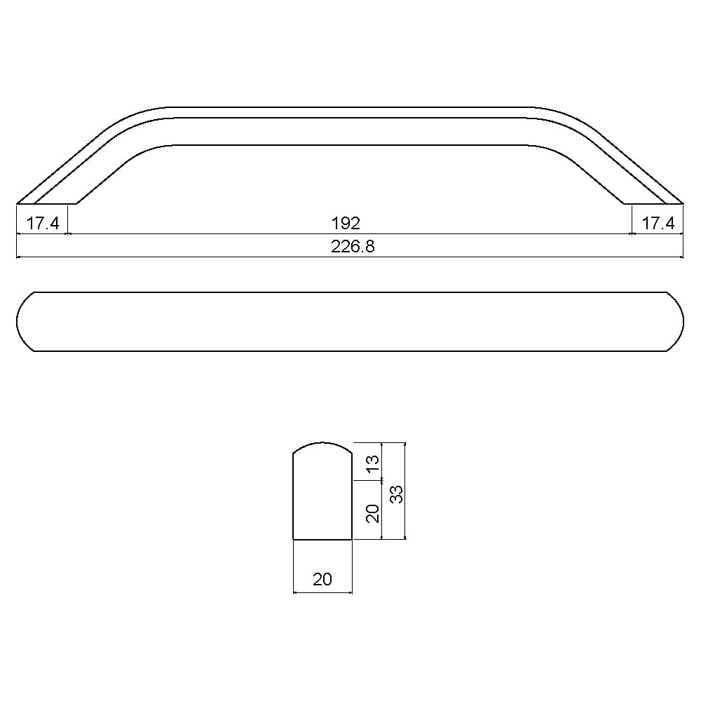 ÇEBİ B828160 MP08 MODERN KULP ALM.101.01.0104221Mobilya KulplarıÇEBİ