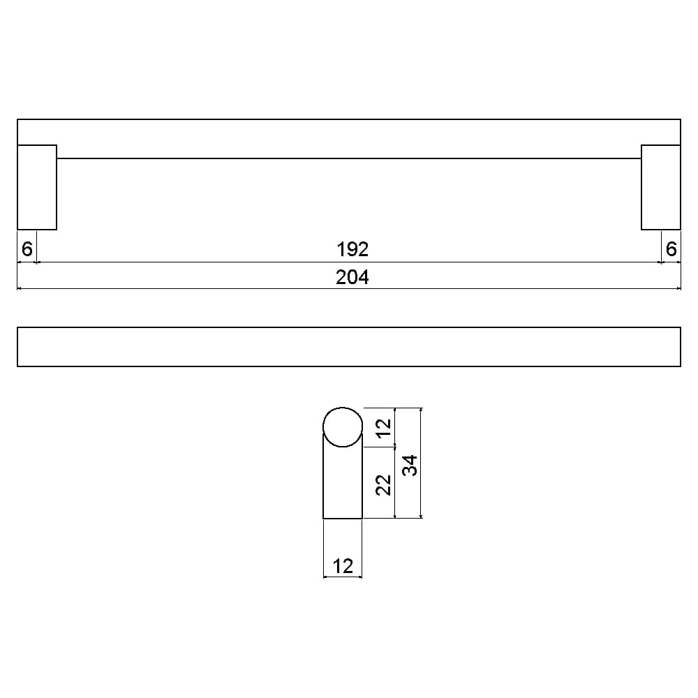 ÇEBİ B834192 P.A.MP02 MODERN KULP ALM.101.01.0100484Mobilya KulplarıÇEBİ