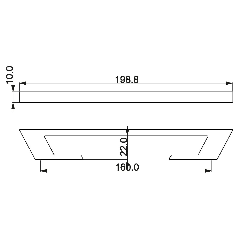 ÇEBİ B866160 PC24 MODERN KULP ALM.101.01.0104464Mobilya KulplarıÇEBİ