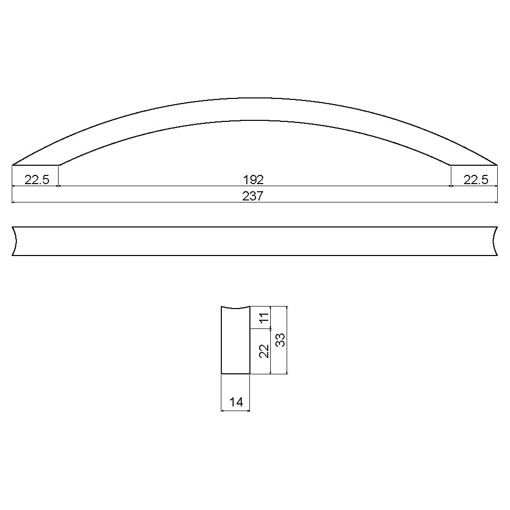ÇEBİ B880160 PC24 MODERN KULP ALM.101.01.0104473Mobilya KulplarıÇEBİ