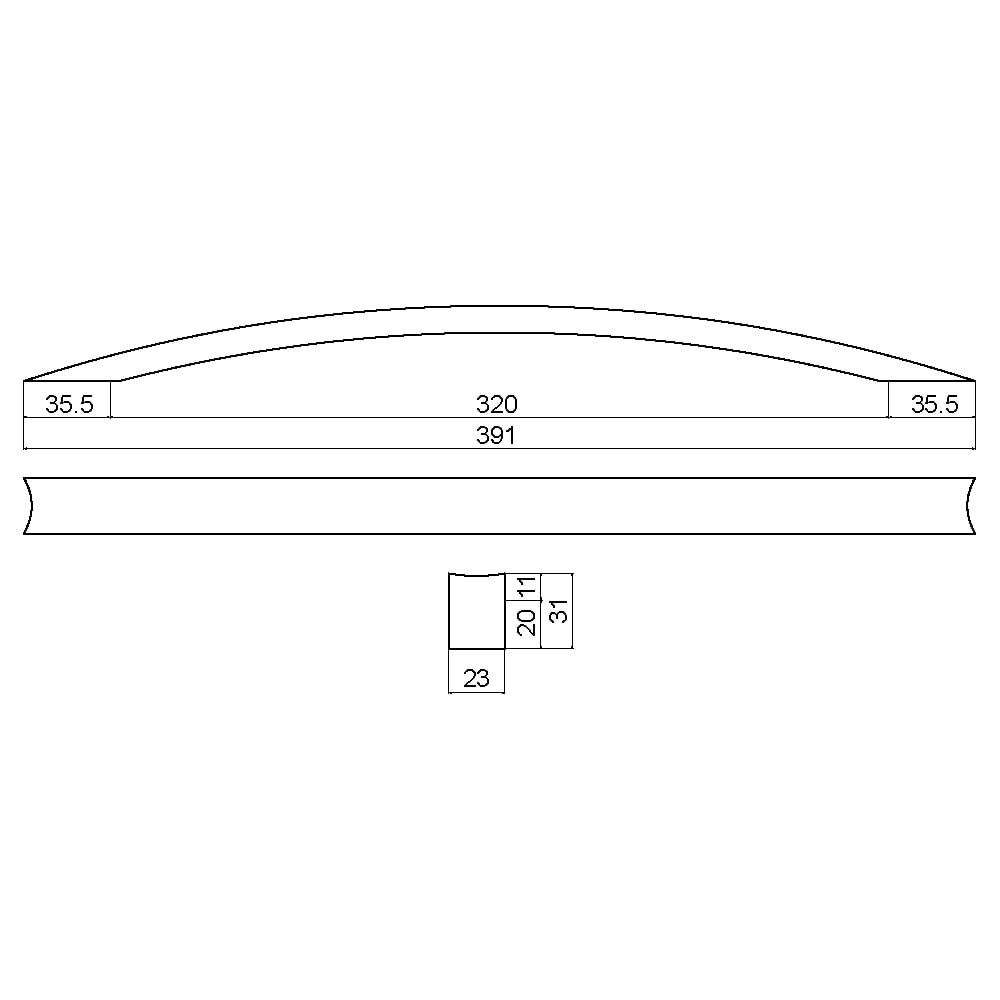ÇEBİ B882320 MP02 MODERN KULP ALM.101.01.0100495Mobilya KulplarıÇEBİ