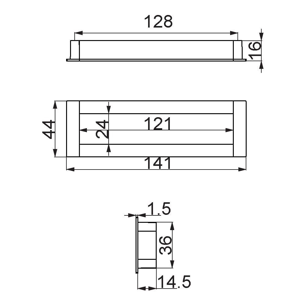 ÇEBİ B958128 MP08 GÖMME KULP ZMK.101.09.0104529Mobilya KulplarıÇEBİ