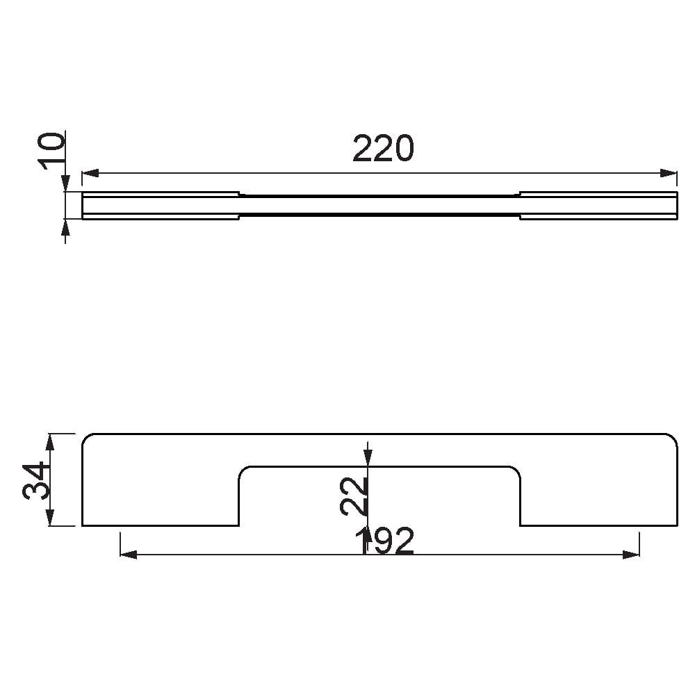 ÇEBİ B959192 MP08 MODERN KULP ALM.101.01.0107721Mobilya KulplarıÇEBİ