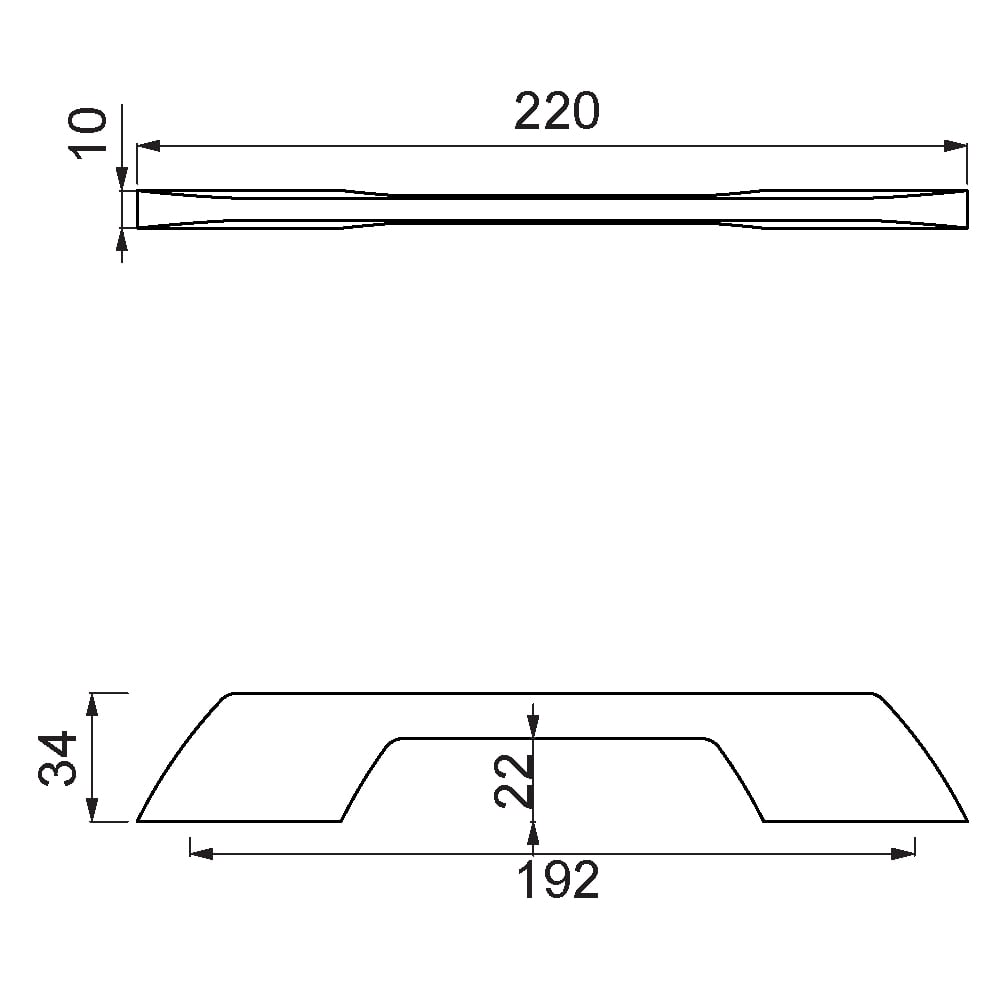 ÇEBİ B964192 MP02 MODERN KULP ALM.101.01.0107565Mobilya KulplarıÇEBİ