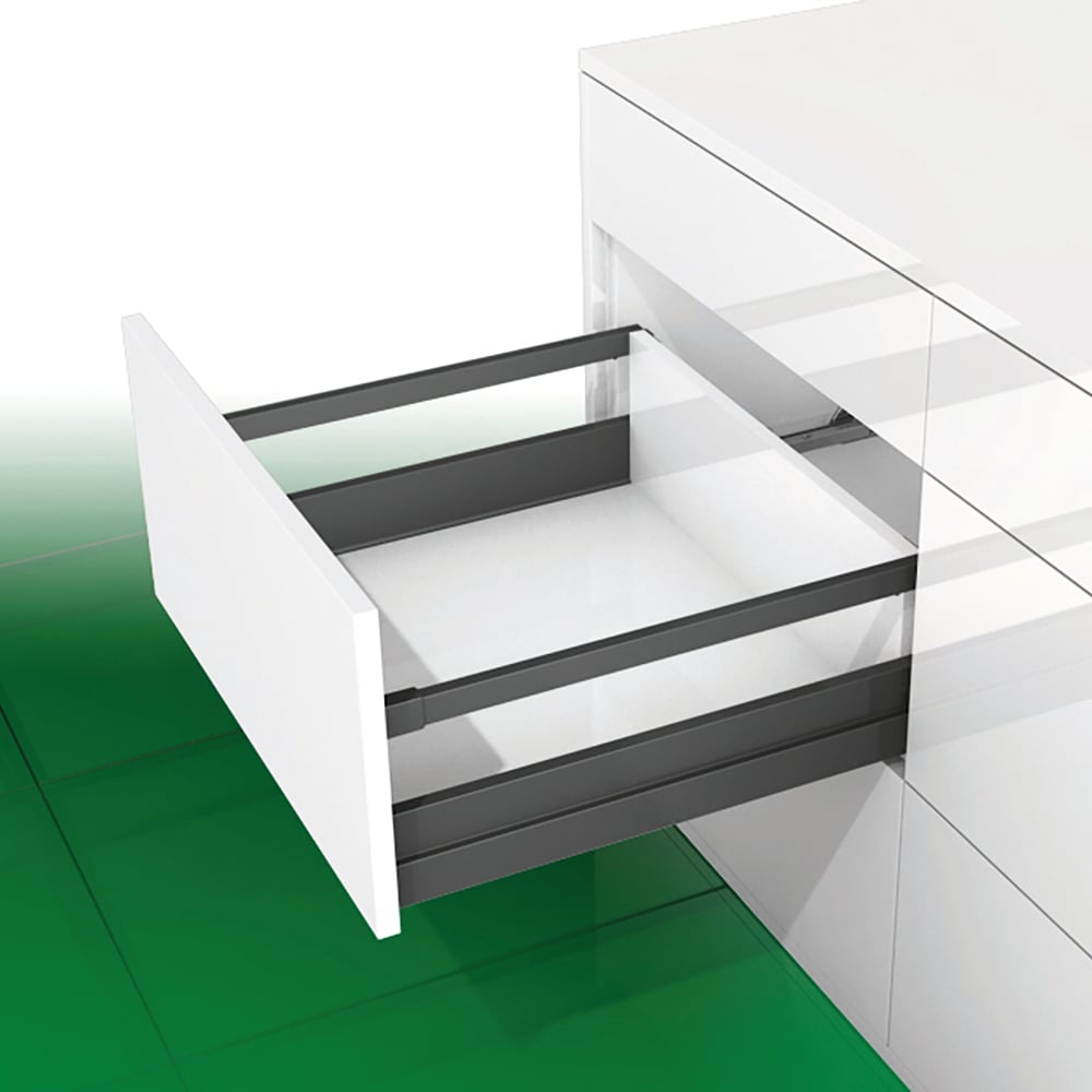 GRASS NOVA PRO SCALA BORDÜRLÜ H90 ANTRASİT SETGP046.NPS300B.STONEYanaklı Çekmece RaylarıGRASS