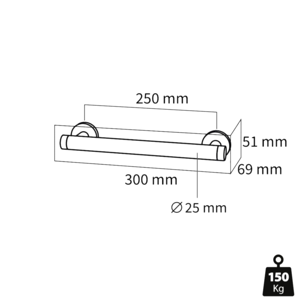 TIGER 297720346 BOSTON COMFORT & SAFETY ENGELLİ TUTAMAĞI 30 CM304.02.0116837Engelli Tutamak Ve AksesuarlarTIGER