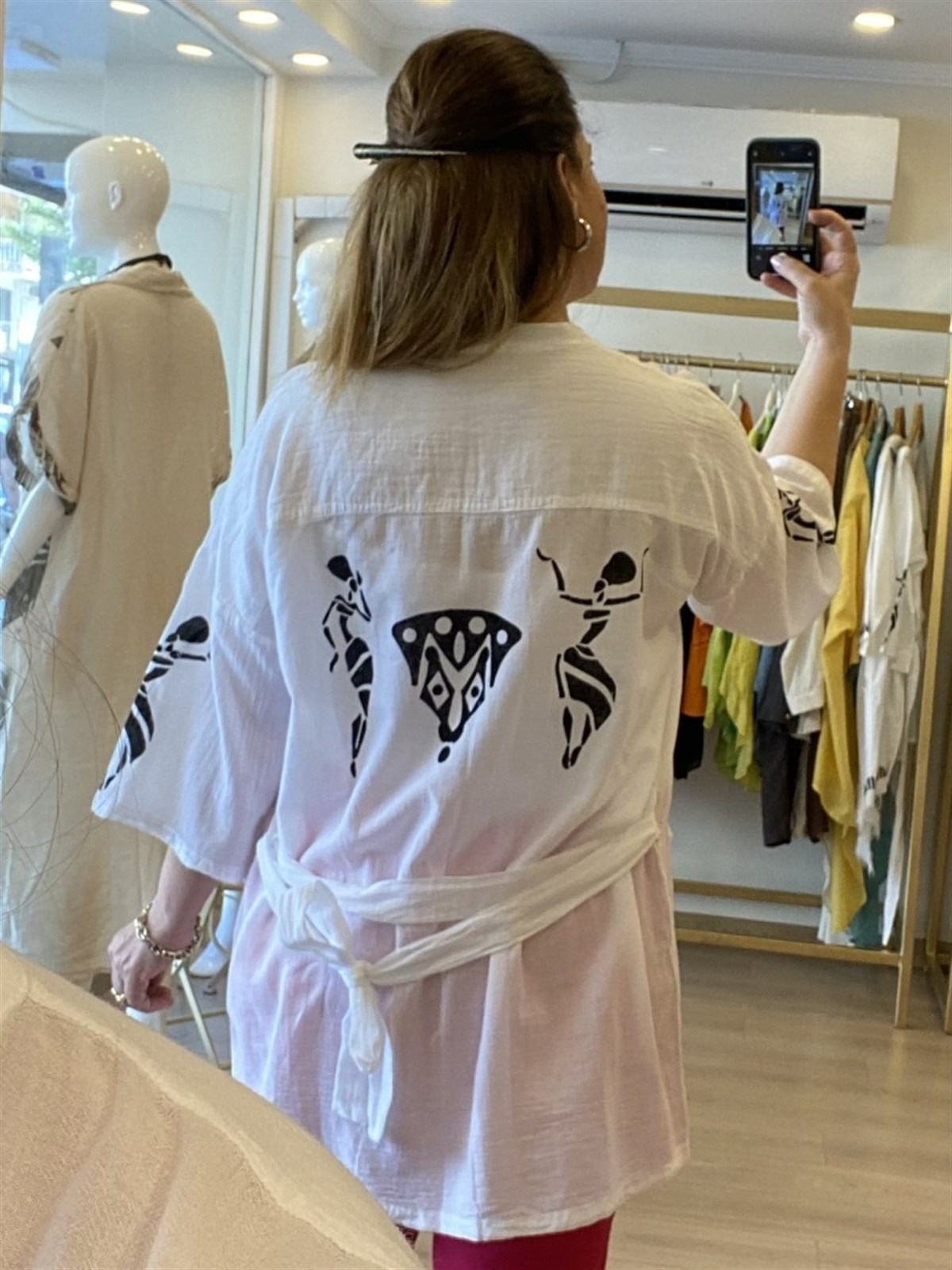 Baskı Detaylı Ceket