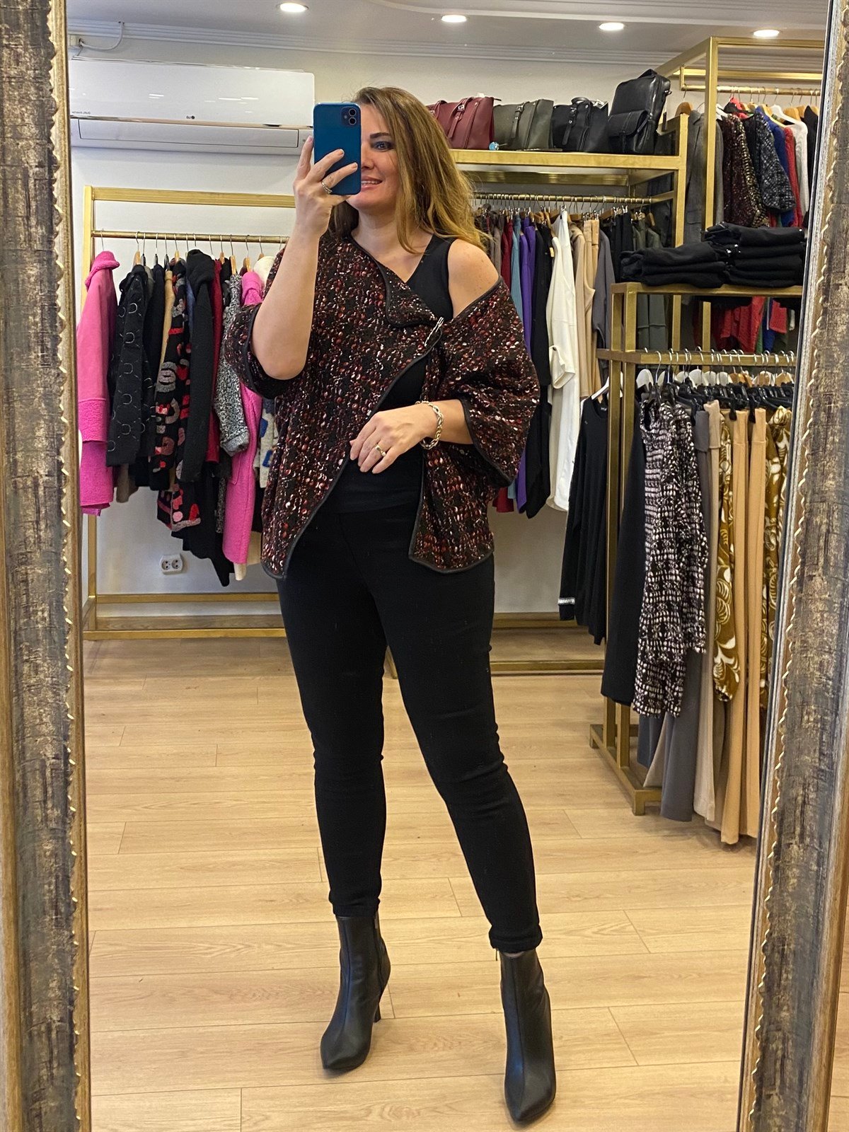 Buklet Ceket Kırmızı