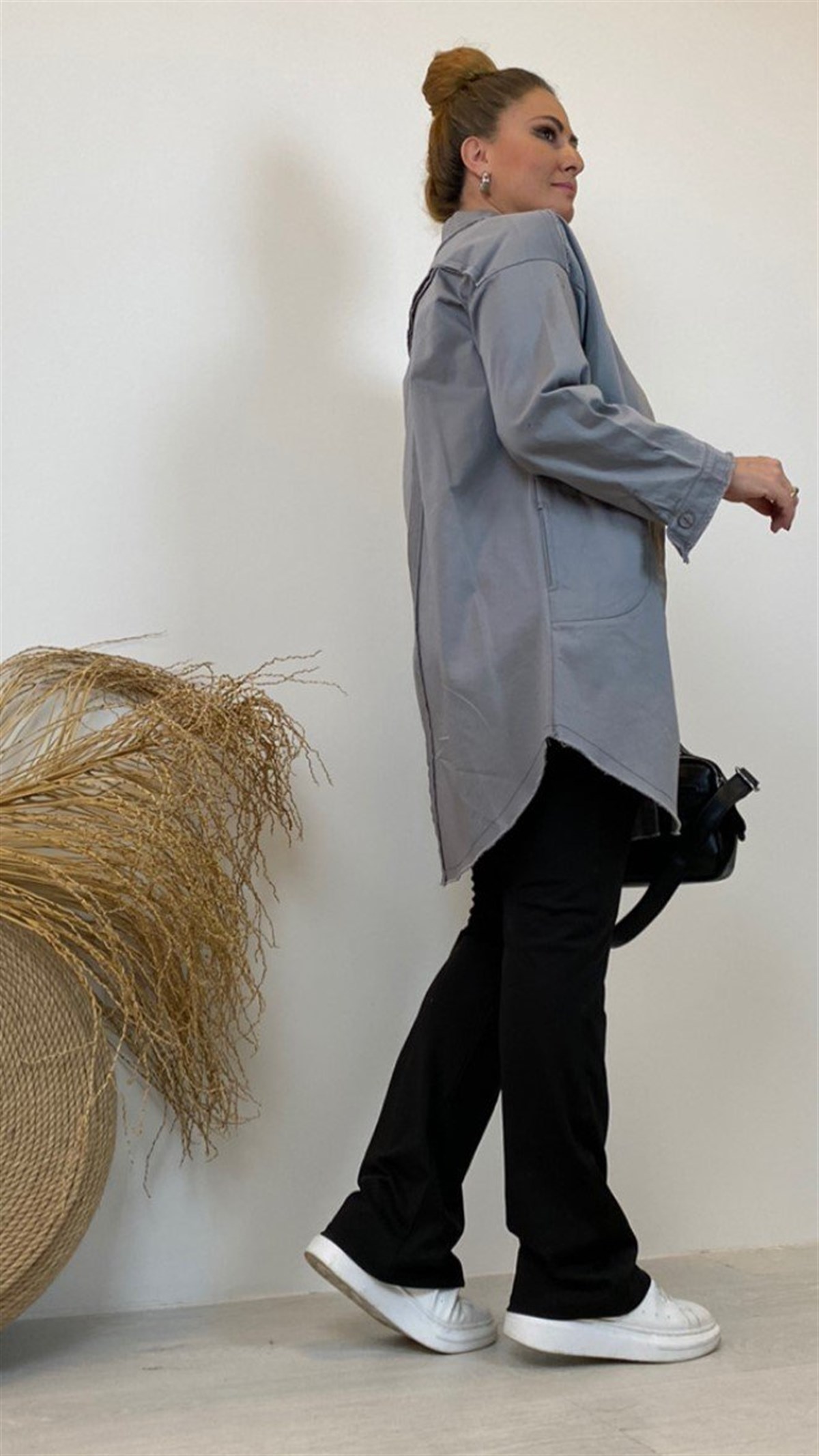 DÜZ RENK GÖMLEK CEKET