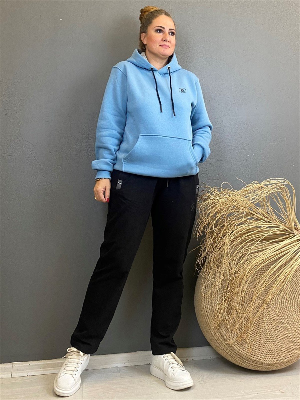 Kapüşonlu Unisex Eşofman Takım