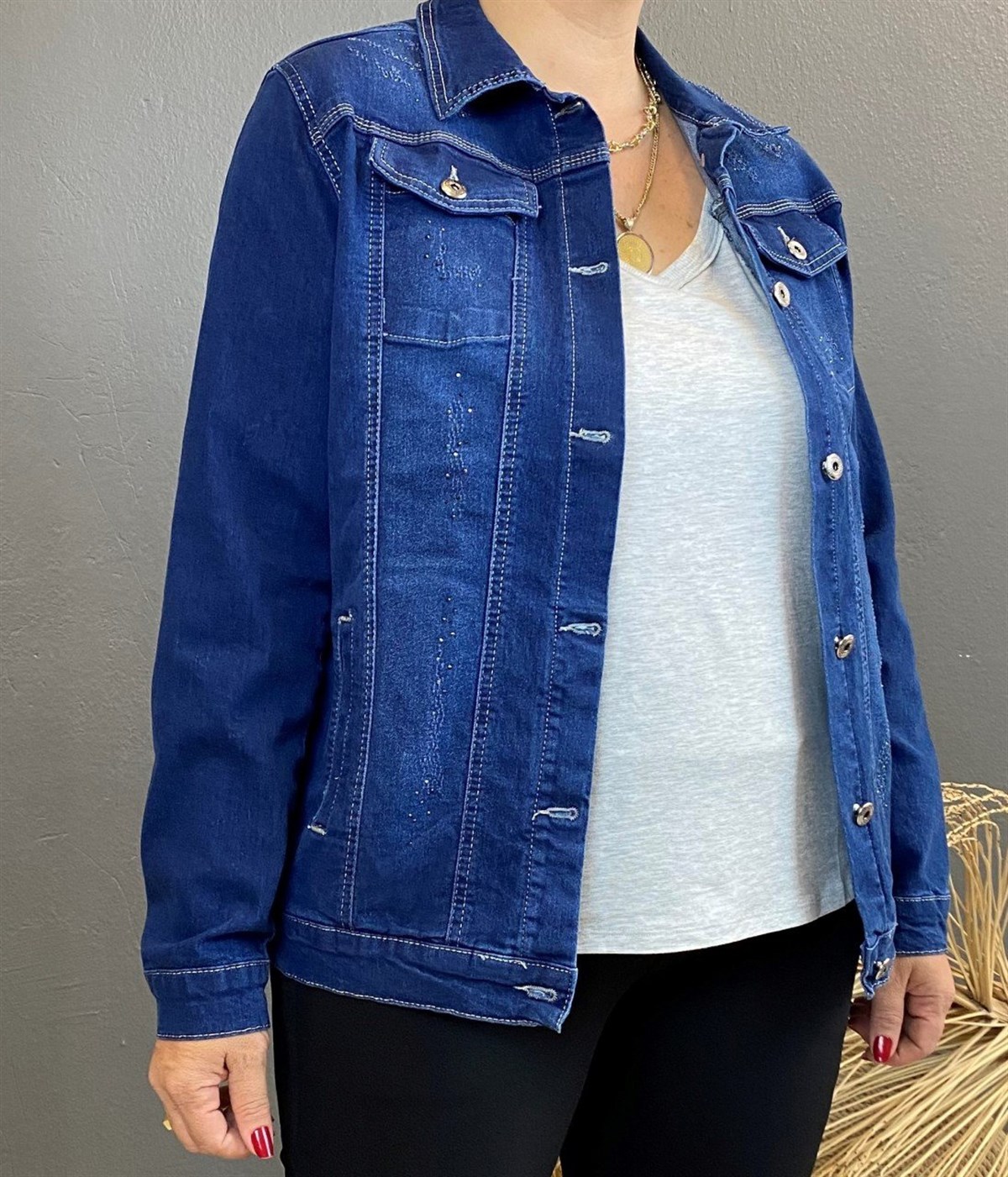 Küçük Taş Detaylı Kot