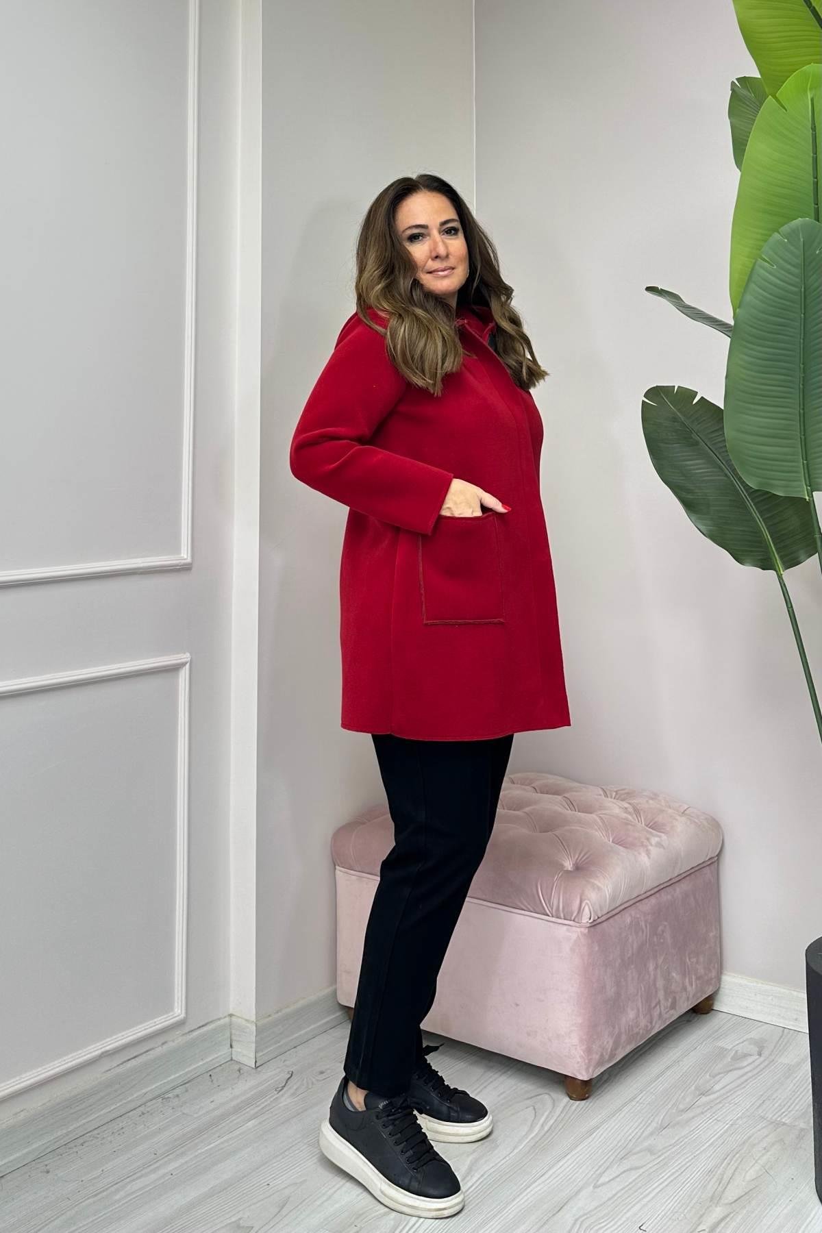 Pofuduk Hırka Kırmızı