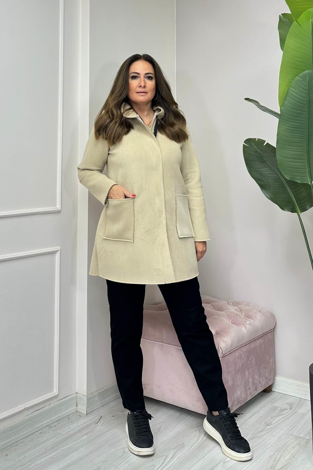 Pofuduk Hırka Taş Rengi