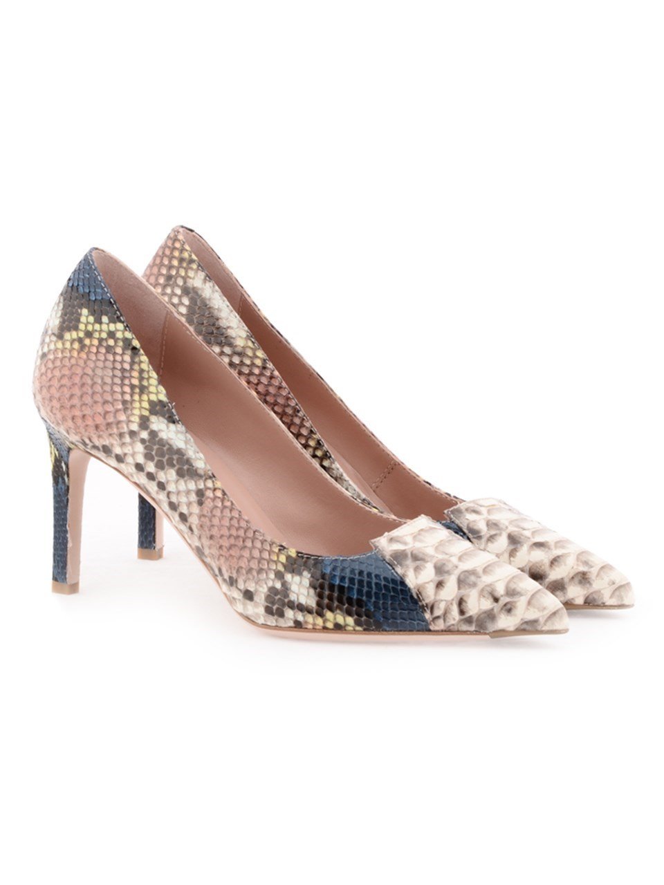 Dekolye Ayakkabi A57108 PITON Çoklu Renkli