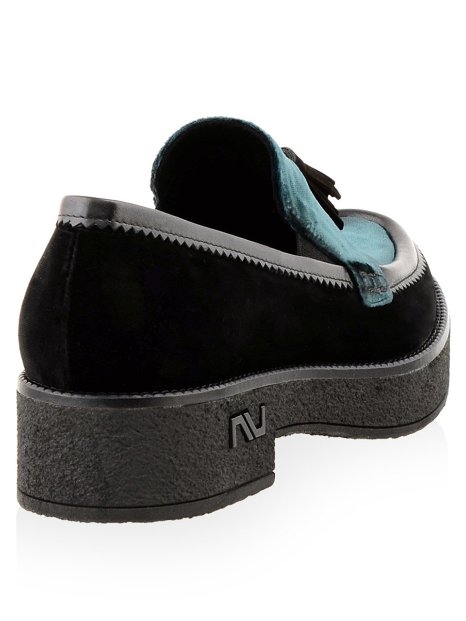 Loafer A53816 VELVET GARNILI Siyah