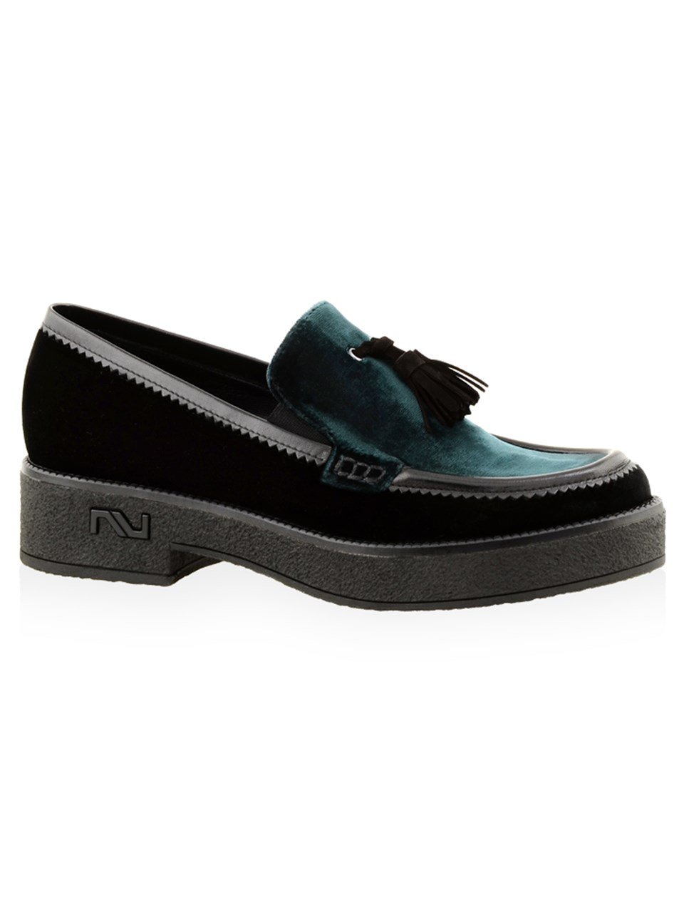 Loafer A53816 VELVET GARNILI Siyah