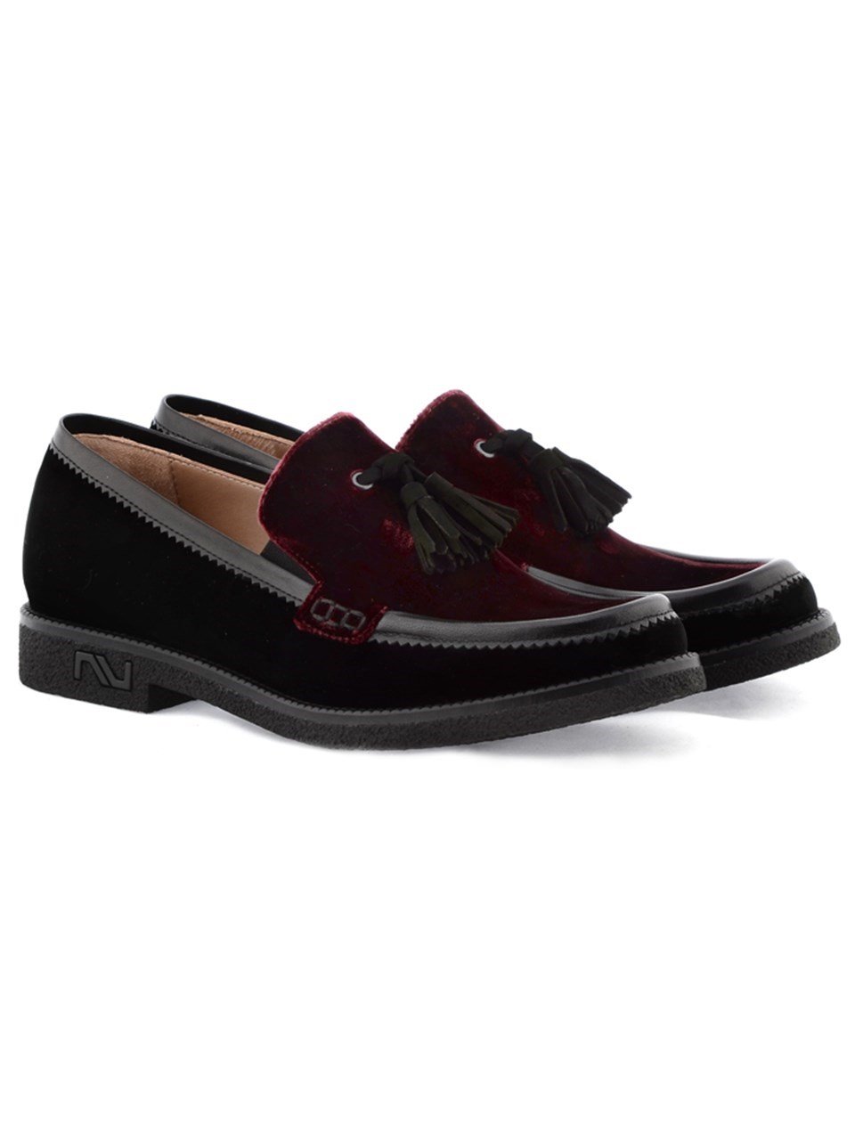 Loafer A53837 VELVET GARNILI Siyah