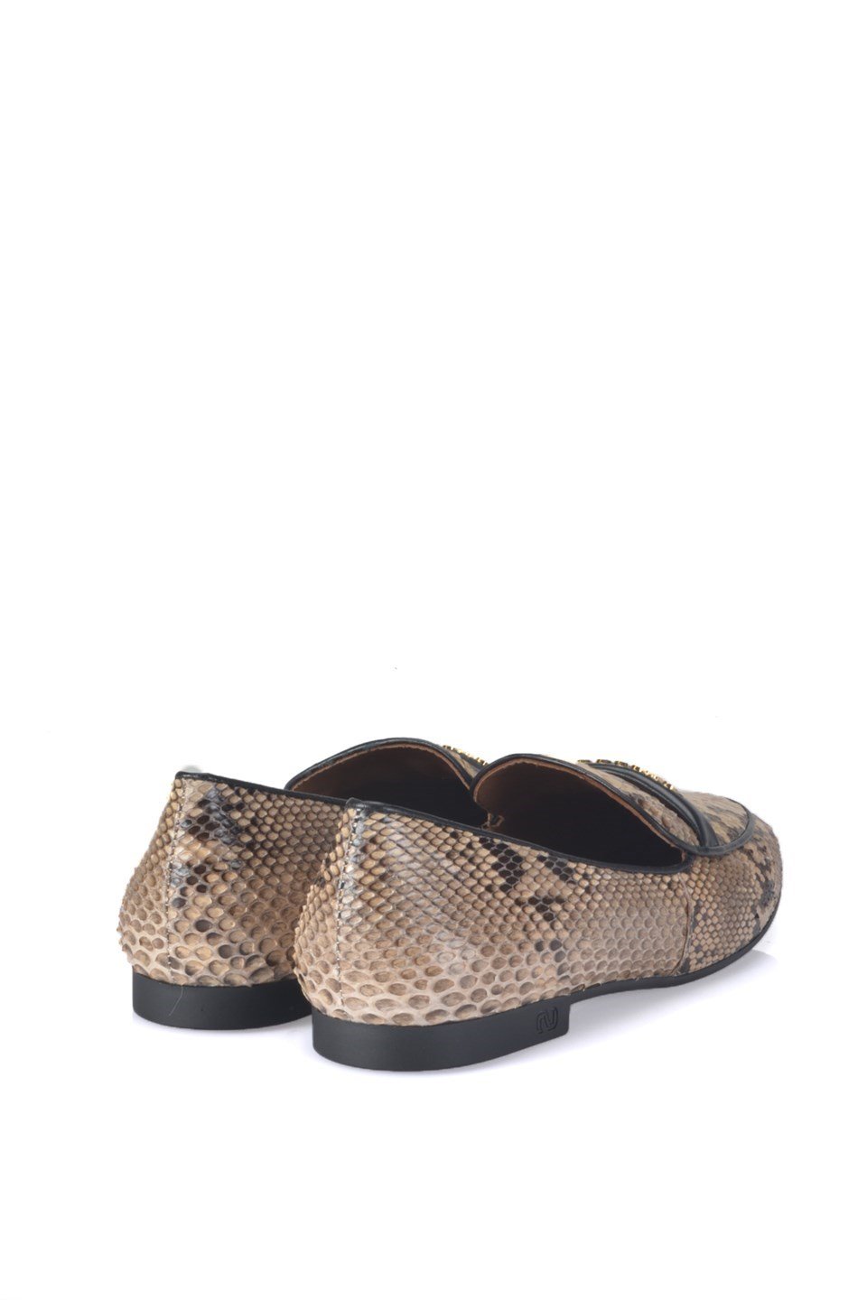 Loafer A55481 PİTON+NAPA NUR Bej+Natural