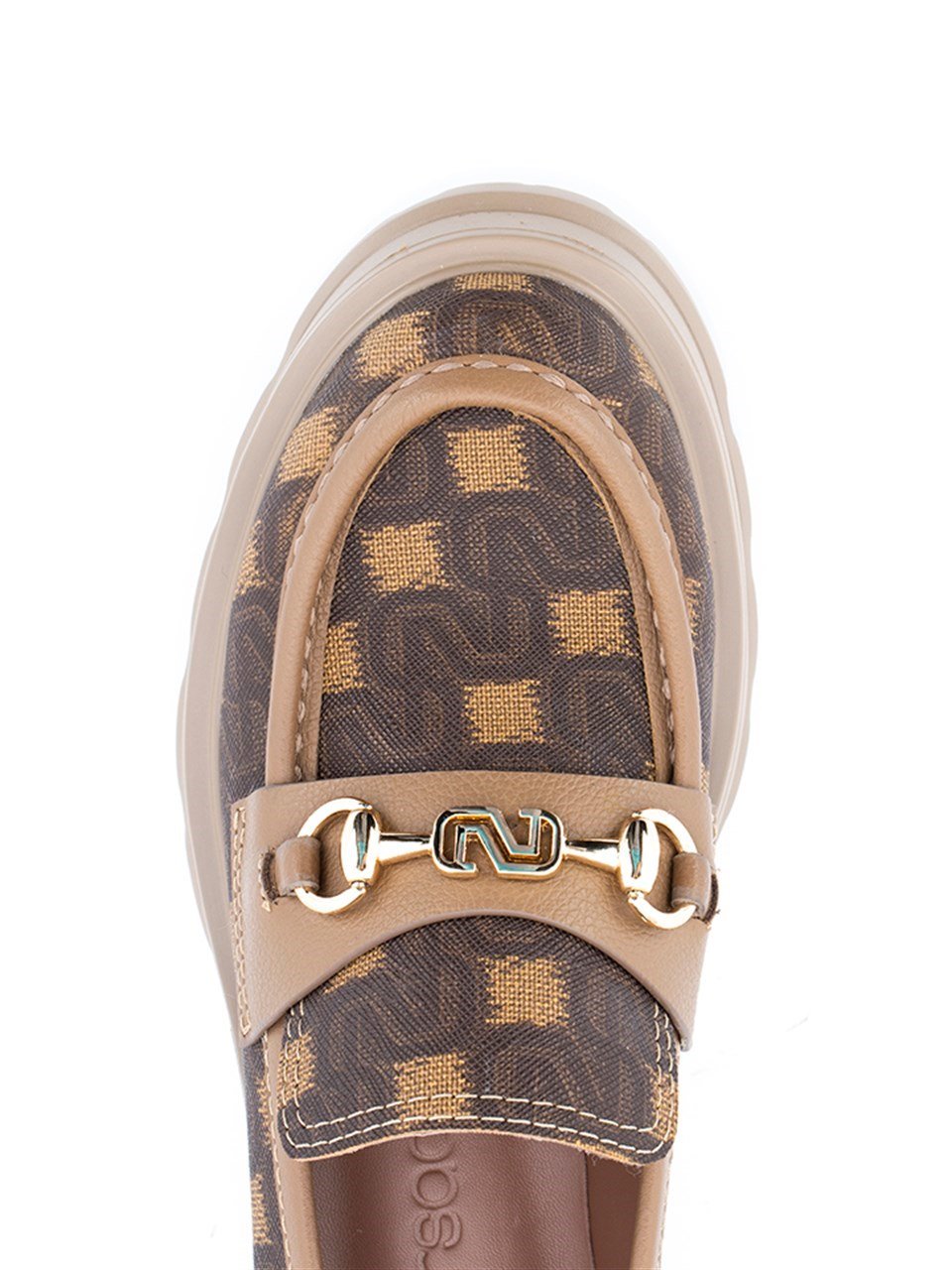 Loafer A69501 MONOGRAM+EVER. Kahve