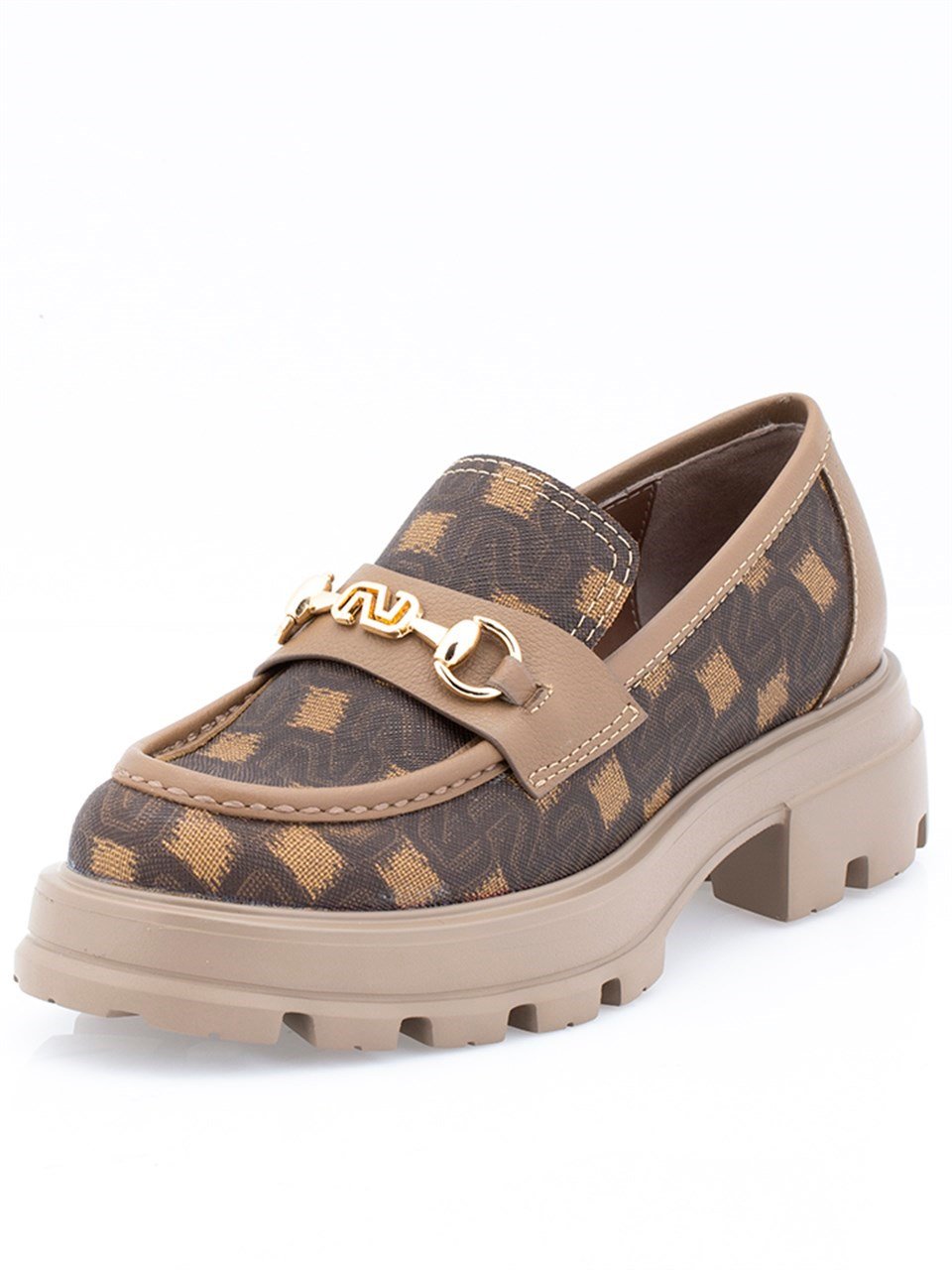 Loafer A69501 MONOGRAM+EVER. Kahve