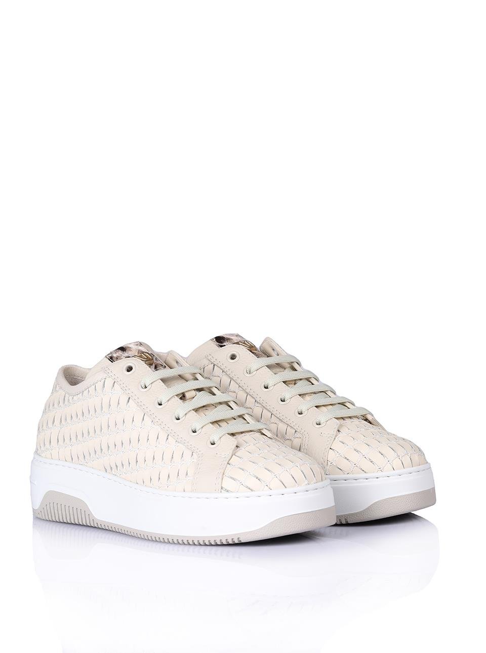 Sneakers A67056 SWİF GARNILI Bej+Natural