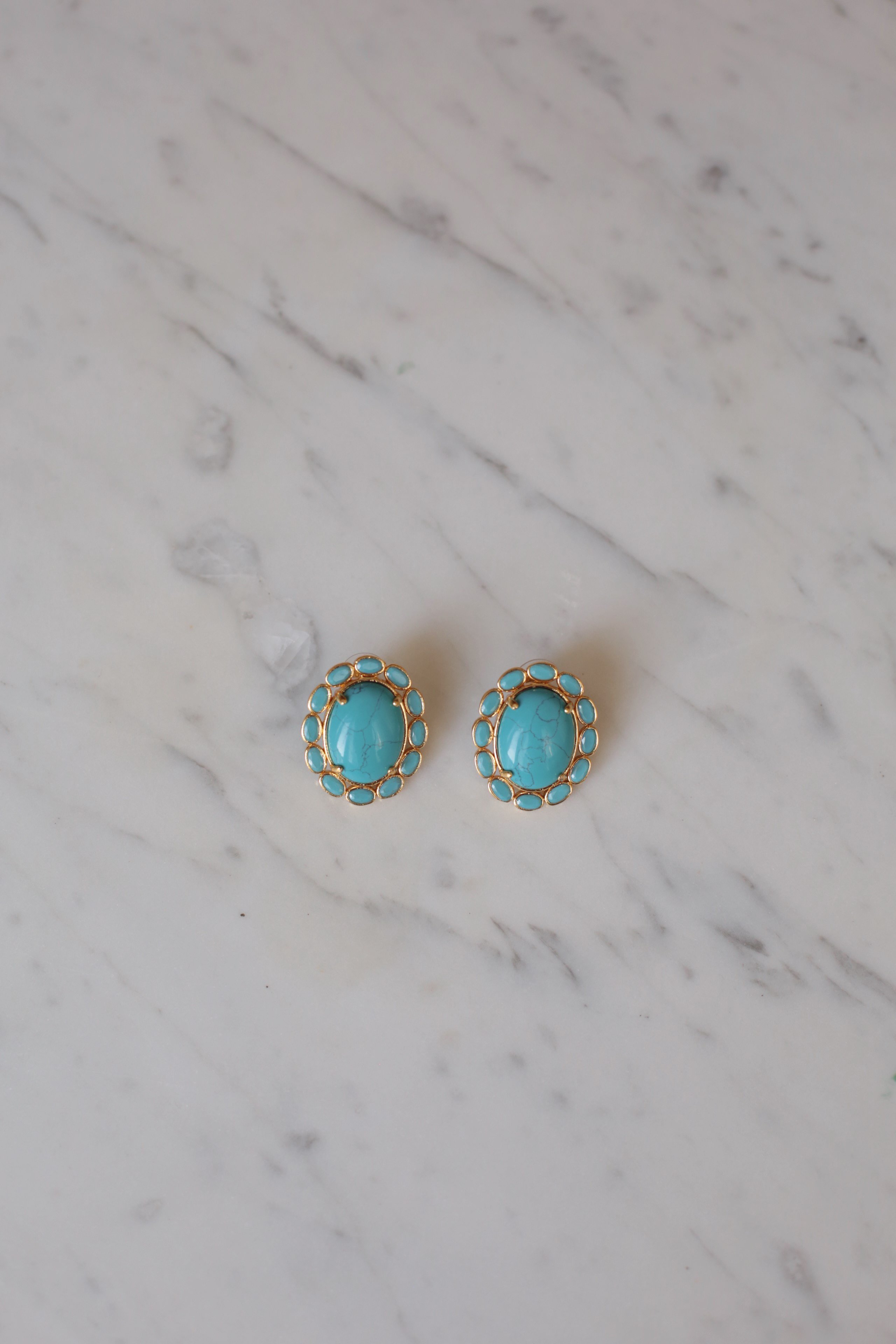 Aegean Halo Earring