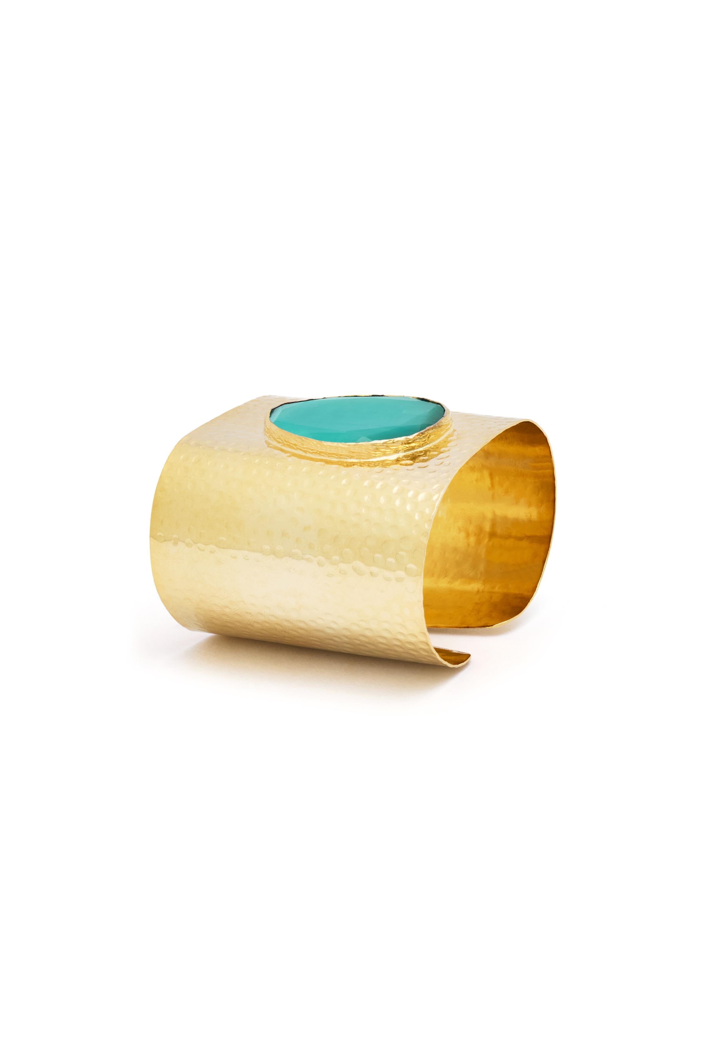 Celeste Cuﬀ Aqua