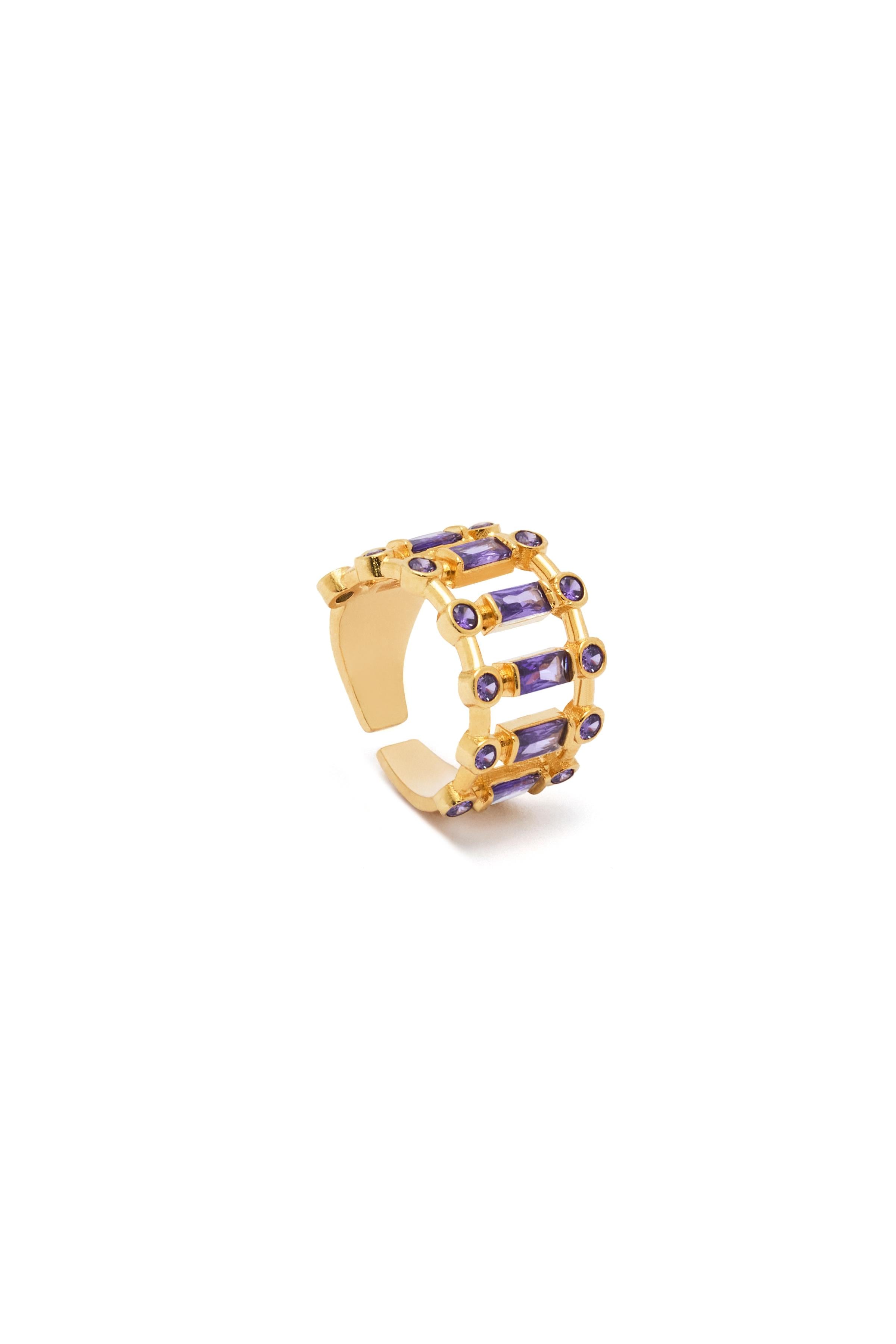 Linea Viola Ring