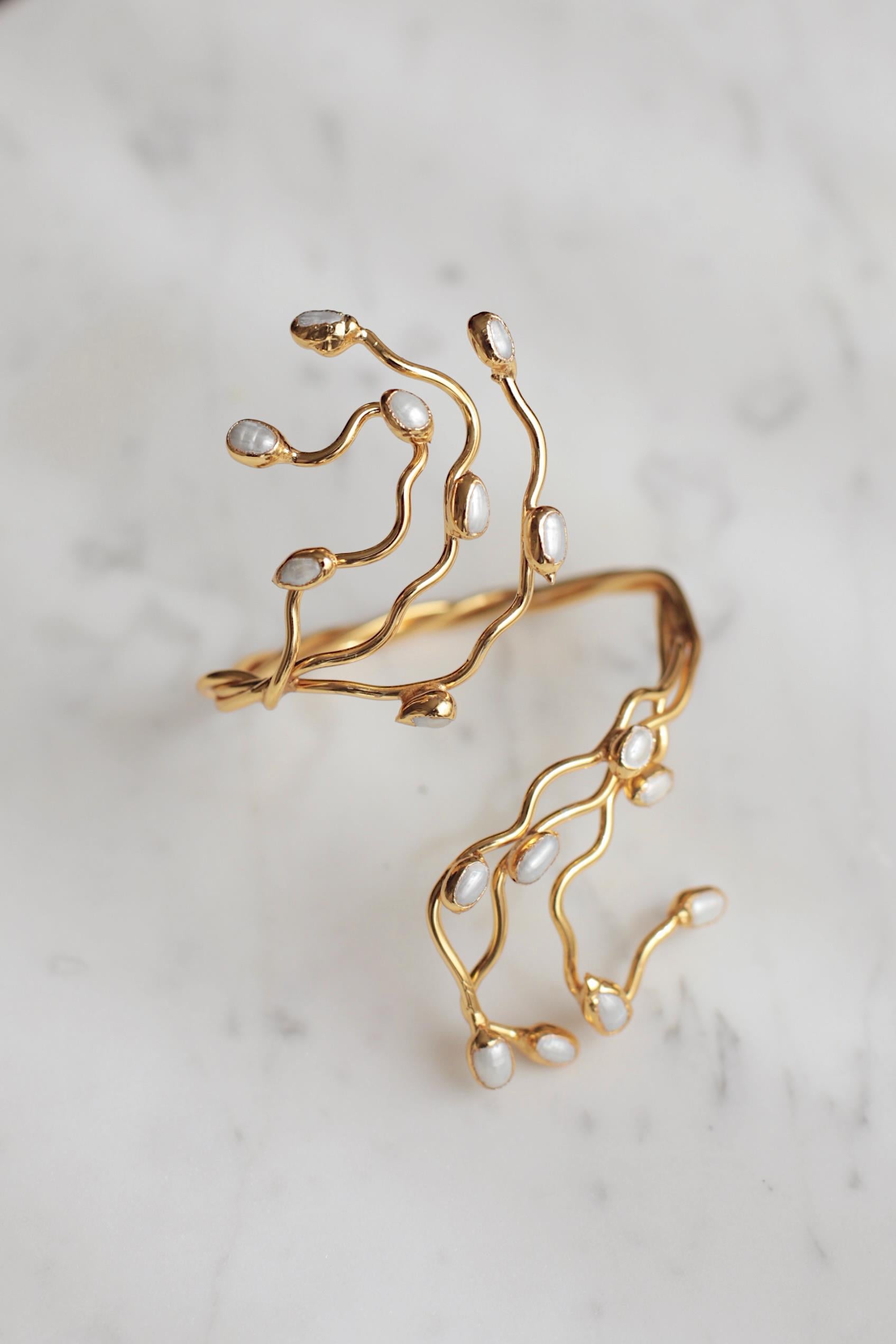 Pearl Bloom Cuff